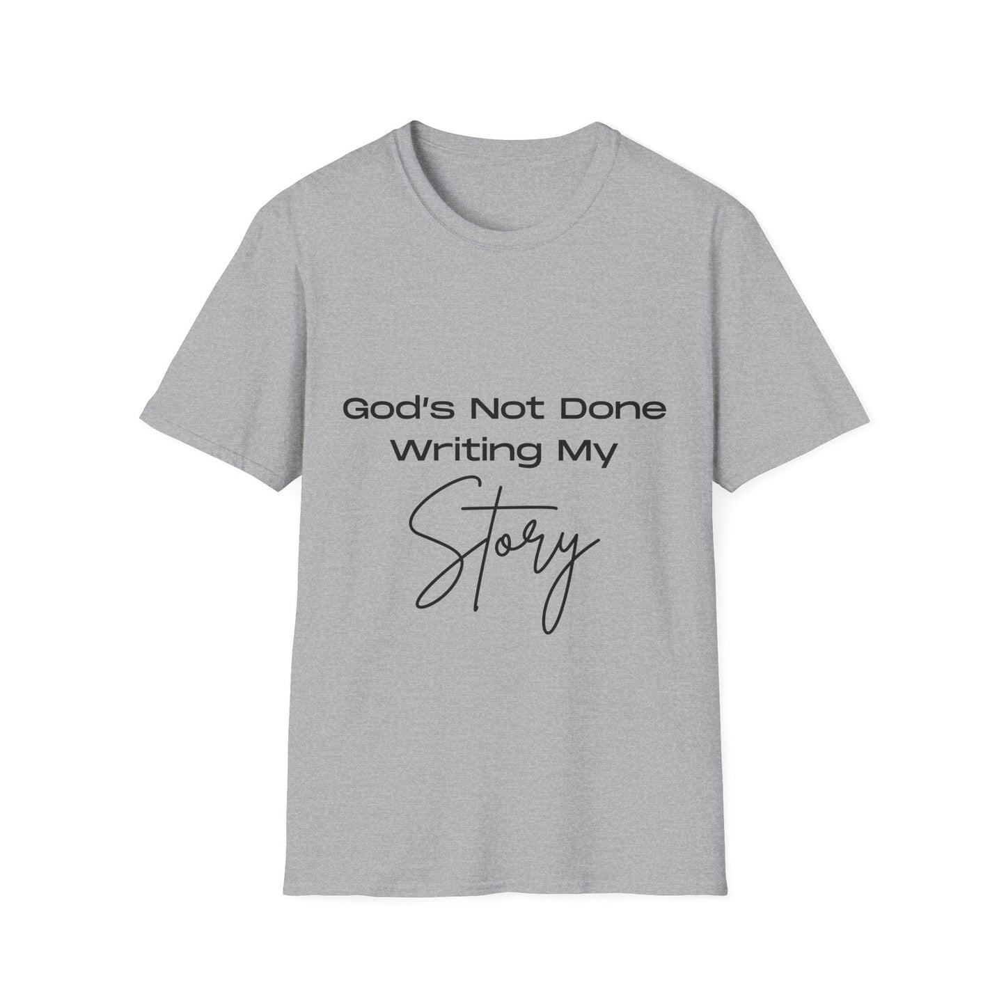 God's Not Done Writing My Story Ladies T-Shirt