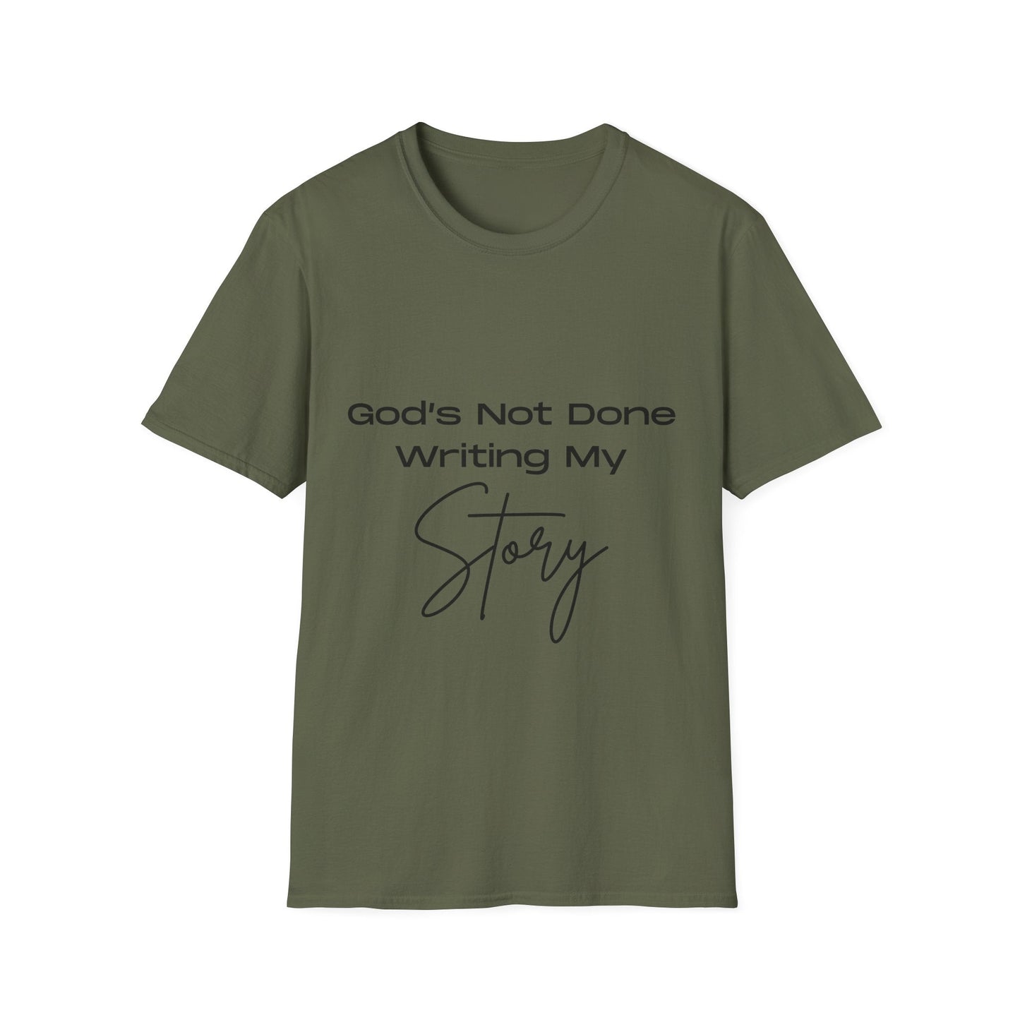 God's Not Done Writing My Story Ladies T-Shirt