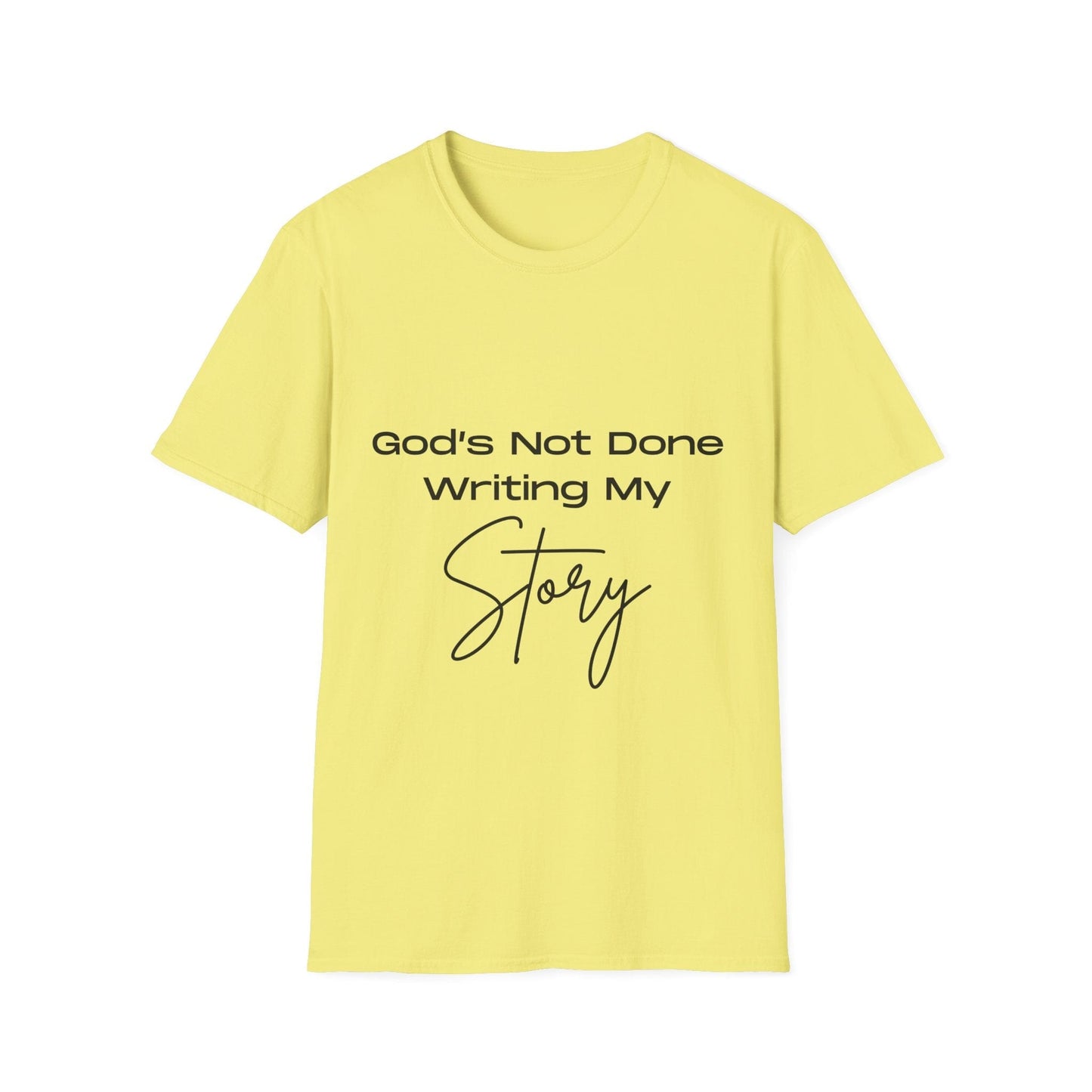 God's Not Done Writing My Story Ladies T-Shirt