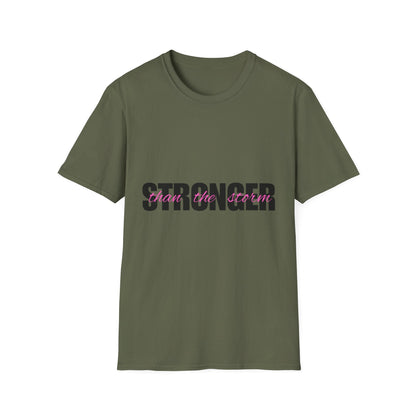 Stonger Than The Storm Ladies T-Shirt