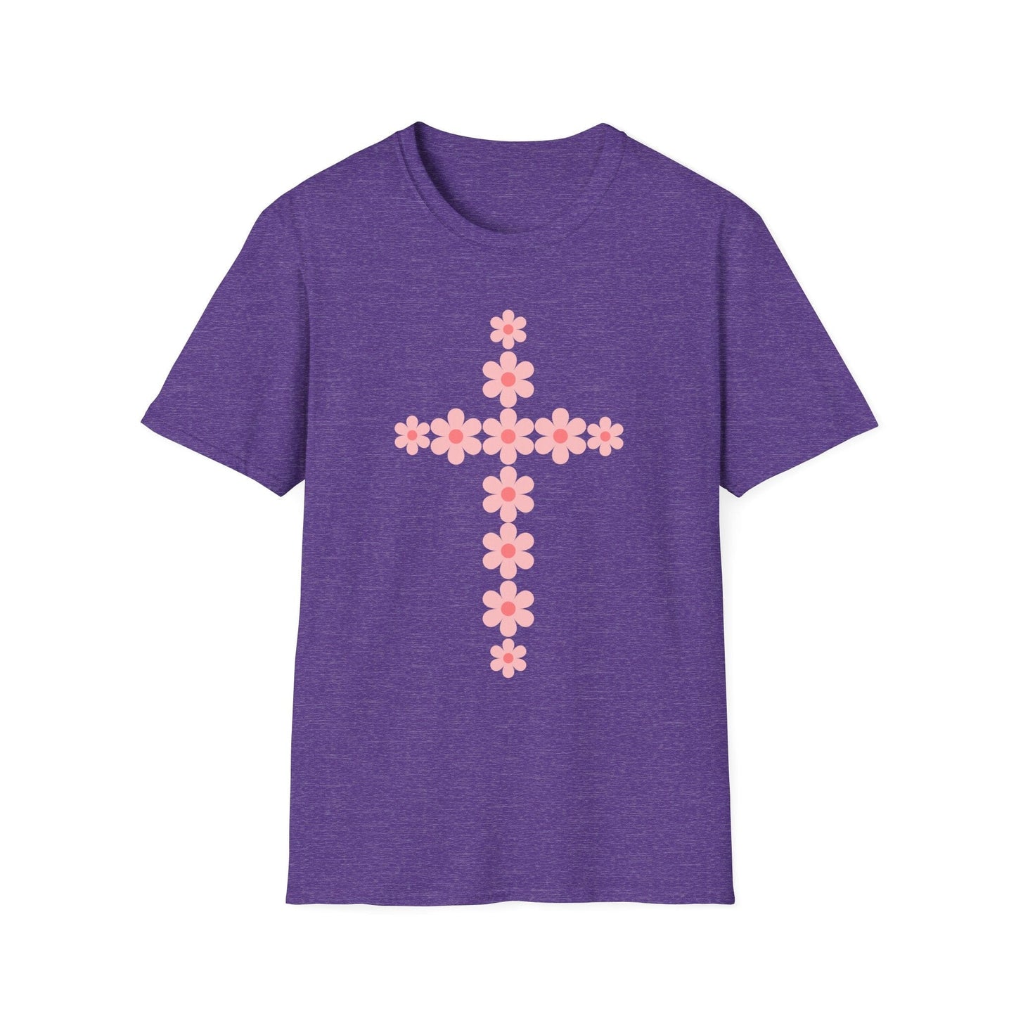 Pink Flower Cross T-Shirt