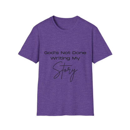 God's Not Done Writing My Story Ladies T-Shirt