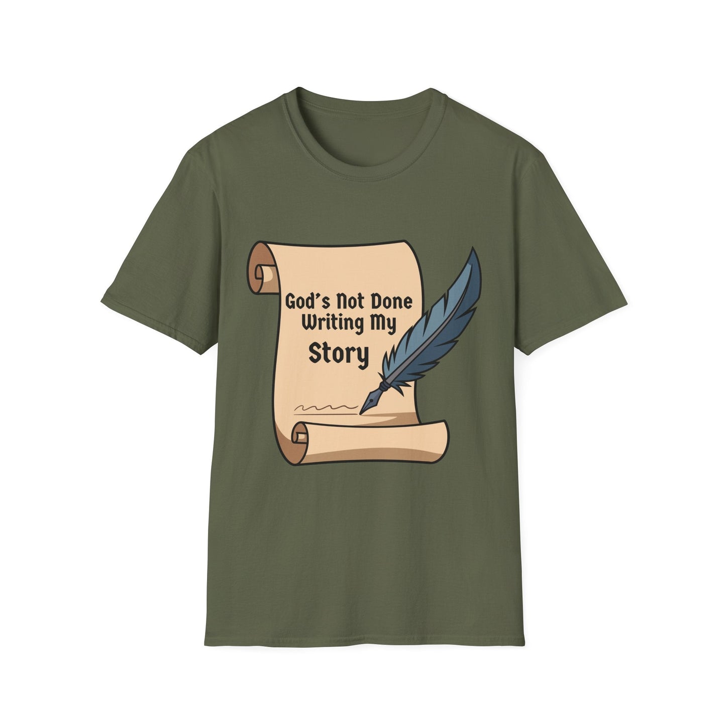 Mens God's Not Done Writing My Story T-Shirt